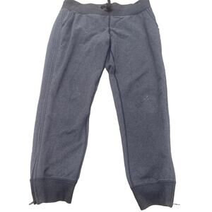Lululemon Full-Side-Zip Gray Jogger Sweatpants  -